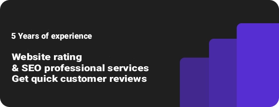 Website-Bewertung & professionelle SEO-Dienstleistungen Holen Sie sich schnell Kundenrezensionen